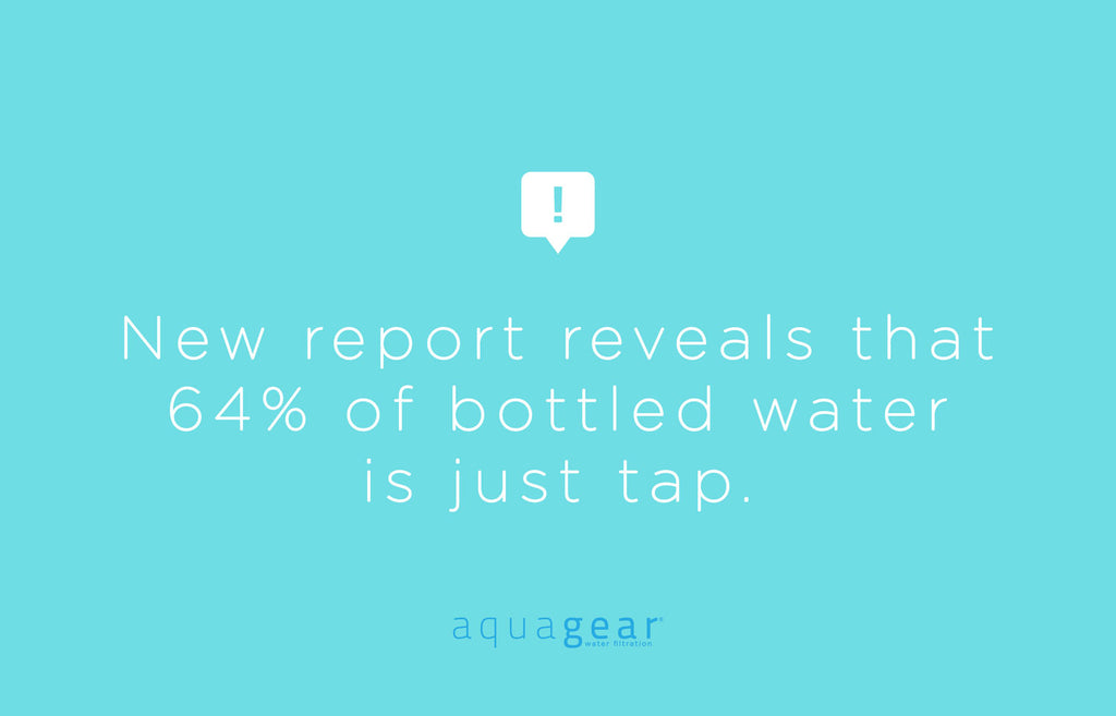 New report claims 64% of bottled water is tap.