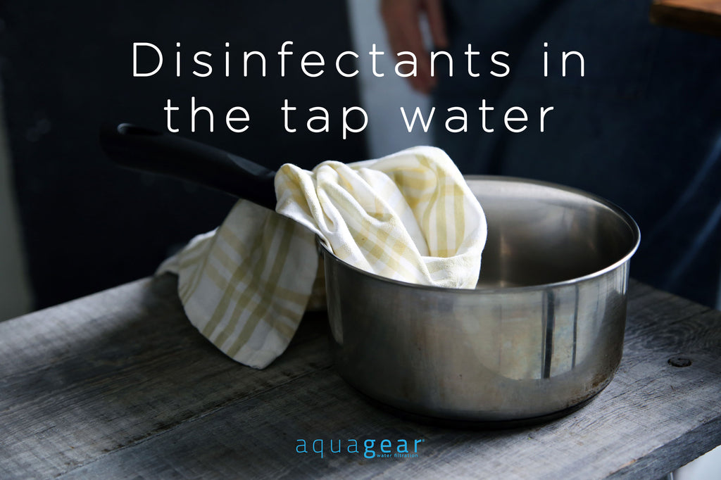 Disinfectants in tap water